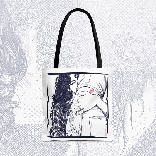 The Look Tote Bag – WLW Romantic Canvas Tote | Sapphic & Queer Accessory | RZL Goods